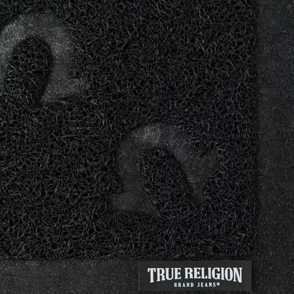 True Religion Waterproof Pet Placemat- Black